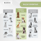 Colete salva-vidas para cães | Arnês ajustável | Guia com anel | Alça | Leve | Barbatana decorativa | Sharky | L | Mobiclinic - Foto 7