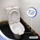 Bidé portátil | Acoplável ao vaso sanitário | Uso doméstico e clínico | Até 4 litros | Estável | Plástico | Hana | Mobiclinic - Foto 3