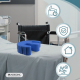 Almofada para virar a cama | Anti-escaras | Alças para mudanças de posição | Em forma de U | Impermeável | Folk | Mobiclinic - Foto 6