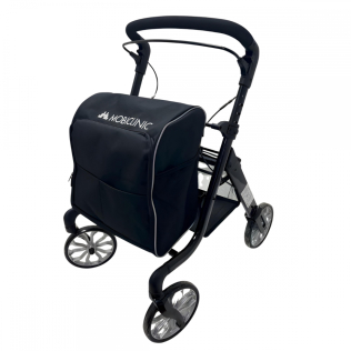 Andador dobrável | Carrinho de compras | Sistema de freio | Altura ajustável | Alavanca única | Bolsa XXL | Formen | Mobiclinic