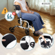 Andador com apoio para os pés | Dobrável | Travões alavancas | Rodas 360º | Bolsa | Suporte bengala | Ibiza | Mobiclinic - Foto 7