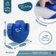 Almofada para virar a cama | Anti-escaras | Alças para mudanças de posição | Em forma de U | Impermeável | Folk | Mobiclinic - Foto 2
