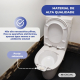 Bidé portátil | Acoplável ao vaso sanitário | Uso doméstico e clínico | Até 4 litros | Estável | Plástico | Hana | Mobiclinic - Foto 3