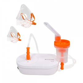 Nebulizador de Ar Comprimido | 2 Máscaras + Bocal | Silencioso | USB | Portátil e Leve | Nebumobi2 | Mobiclinic