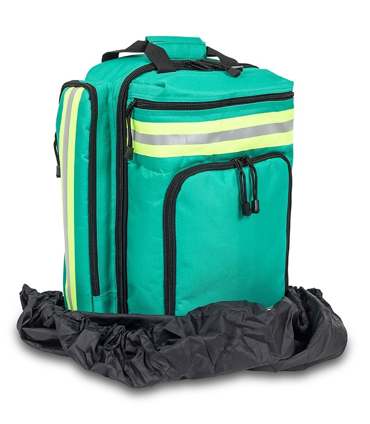 Mochila de emergência, cobertura de poliéster incluída, verde, ems, elite bags