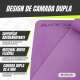 Tapete de Yoga | Antiderrapante | 181x61cm | Flexível | TPE | Lavável | Ecológico | Roxo | EY-01 | Mobiclinic - Foto 3