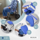 Cadeira de rodas com vaso sanitário | 3 em 1 | Dobrável e leve | Balde de 6,5L | Rodas com freios | Babor | Mobiclinic - Foto 4