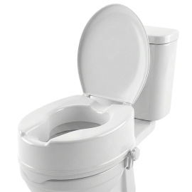 Elevador WC | Com tampa | 14 cm | Branco | Ajustável | Titán |...