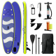 Prancha de paddle surf insuflável | 315x78x15cm | Máx 150kg | Remo ajustável | Seguro | Mochila e bomba | Stitch | Mobiclinic - Foto 1