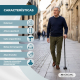 Bengala dobrável | Para canhotos | Altura ajustável | Cabo ergonômico | Ponteira antiderrapante | FlexGo | Mobiclinic - Foto 3