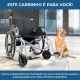 Cadeira de rodas bariátrica | Largura 60cm | Até 225kg | Rodas removíveis | Autopropelida | Plus 225 | Mobiclinic - Foto 7