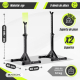 Suporte para pesos | Até 300 kg | Altura ajustável | Suportes de segurança | Base antiderrapante | Ironrack | Mobiclinic - Foto 2