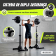Suporte para pesos | Até 300 kg | Altura ajustável | Suportes de segurança | Base antiderrapante | Ironrack | Mobiclinic - Foto 6