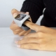 Finger pulsoximeter | pletysmografiska vågen | SpO2 | Puls | OLED-display | grå - Foto 4