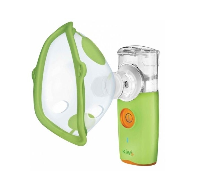 Aerosolterapi nebulisator, med maskset, inkluderar laddare, kiwi plus