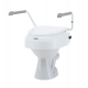Toalettlyft med fällbara och justerbara armstöd, Justerbar i 3 höjder (6, 10 och 15 cm), Färg vit och grå, Invacare - Foto 1