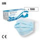 100 IIR kirurgiska masker | Mobiclinic | 2 lådor med 50 st | 3 lager | Engångs - Foto 1