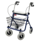 Vikbar walker | Bromshandtag | säte | 4 Wheel | Shopping | blue | Victoria | Mobiclinic - Foto 1