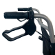 Rullstol för transit | Säte 34 cm | Fällbar | Aluminium | Bromsar på spakar | Svart | Jupiter | Clinicalfy - Foto 6