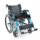 Pack Bolonia Plus | Hopfällbar rullstol | Blå | Aluminium | Antidecubitus kudde | Viskoelastisk | Mobiclinic - Foto 2