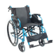 Pack Bolonia Plus | Hopfällbar rullstol | Blå | Aluminium | Antidecubitus kudde | Viskoelastisk | Mobiclinic - Foto 3