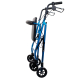 Ortopedisk rollator | Fällbar | Spakbromsar | 4 hjul | Sits och ryggstöd | TURIA | Clinicalfy - Foto 3