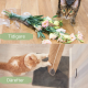 Skrapstolpe för katter | Medium | Kattskrapa | 3 höjder | 40x40x112 cm | Ljusgrå | Silvestre | Mobiclinic - Foto 13