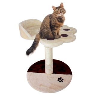 Skrapstolpe för katter | Liten | Beige | Oliver modell | Mobiclinic