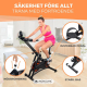 Motionscykel | Svänghjul 10 kg | Justerbar | Med hjul | LCD-display | Max. 120 kg | Makalu | Mobiclinic - Foto 3