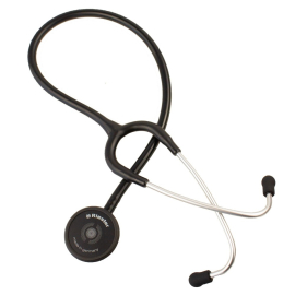 Stetoskop | Bilateralt membran | Dubbelklocka | Latexfritt | Aluminium | Svart | Duplex 2.0 | 4200-01| Riester