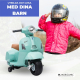 Elmotorcykel för barn | Vespa Piaggio | Anti-rollover | Motor 30W | Hastighet 2,5 km/h | Musikalisk effekt | Rom | Mobiclinic - Foto 6