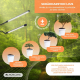 Växande lampa | LED | 6000K| Svart|Growflex x2| Mobiclinic - Foto 10