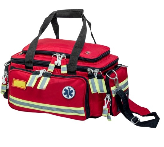 Akutväska, basic life support, red, elite bags