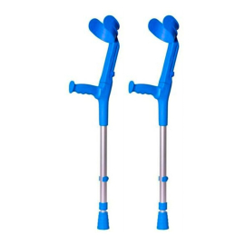 2-pack barn engelska käppar | birregulable aluminium | blue | BCR-N | Forta