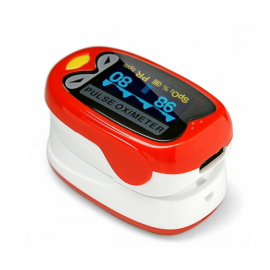 Pulsoximeter för barn | Plethysmografisk vågform | Rolig fågelformad design | Säker och pålitlig | Mobiclinic