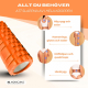 Massagerulle | Skumgummi | 14 x 33 cm | Mångsidig | Lättvikt | Förhindrar skador | Orange | FitRoller | Mobiclinic - Foto 52