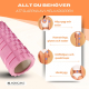 Massagerulle | Skumgummi | 14 x 33 cm | Mångsidig | Lättvikt | Förhindrar skador | Orange | FitRoller | Mobiclinic - Foto 23
