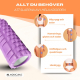 Massagerulle | Skumgummi | 14 x 33 cm | Mångsidig | Lättvikt | Förhindrar skador | Orange | FitRoller | Mobiclinic - Foto 24