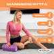 Massagerulle | Skumgummi | 14 x 33 cm | Mångsidig | Lättvikt | Förhindrar skador | Orange | FitRoller | Mobiclinic - Foto 42
