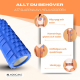 Massagerulle | Skumgummi | 14 x 33 cm | Mångsidig | Lättvikt | Förhindrar skador | Orange | FitRoller | Mobiclinic - Foto 25