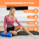 Massagerulle | Skumgummi | 14 x 33 cm | Mångsidig | Lättvikt | Förhindrar skador | Orange | FitRoller | Mobiclinic - Foto 43