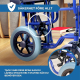 Premium rullstol för transitering | Vikbar | Avtagbara armstöd och fotstöd | Maestranza | Mobiclinic - Foto 7