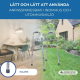 Adult walker | aluminium | vikning | Utan hjul | kolumn | Mobiclinic - Foto 5