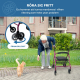 Fällbar rullstol | Sitt och rygg | Aluminium | Korg | För äldre | Rosa | Prado | Mobiclinic - Foto 6