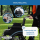 Hopfällbar rullstol | Aluminium | Folding armstöd och fotstöd löstagbara | Stora hjul | Opera | TOP | Mobiclinic - Foto 6