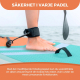Uppblåsbar paddel surfbräda | 320 x 83 cm | Justerbar paddel | Pump | Säkerhetsrem | Reseryggsäck | Lilo | Mobiclinic - Foto 8