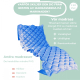 Luftmadrass anti decubitus | Med kompressor | Flamskyddsmedel PVC 200 x 90 x 7 | 130 celler | Blå | Mobi 1 | Mobiclinic - Foto 1