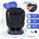 Bilbarnstol : Giro 360º |i-Size |Evolutive |40 - 150cm |0-12 år |Reclinable |Adjustable |Black |Lionfix Pro |Mobiclinic - Foto 1
