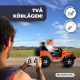 Elbil | Jeep Wrangler| Elpedal | Fjärrkontroll | MP3, USB, SD, Radio | LED-ljus | MobiRoad | Mobiclinic - Foto 3