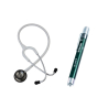 Medicinsk studentkit | Vit| Stetoskop Riester® Duplex 2.0 | LED Diagnostic Penlight | Riester
